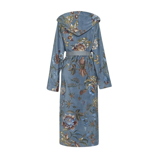 Pip Studio Secret Garden Bathrobe Blue XXL