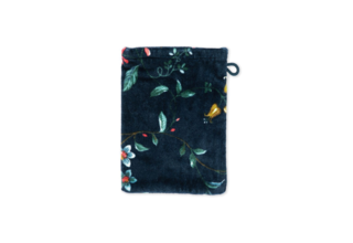 Pip Studio flanelle Les Fleurs Bleu foncé 16x22