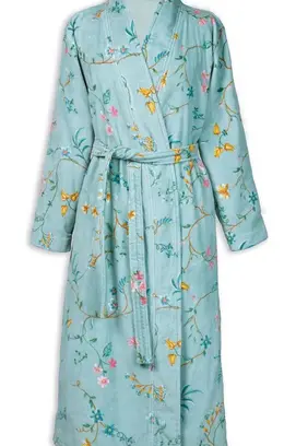 Pip Studio Les Fleurs Badjas - Blauw XS