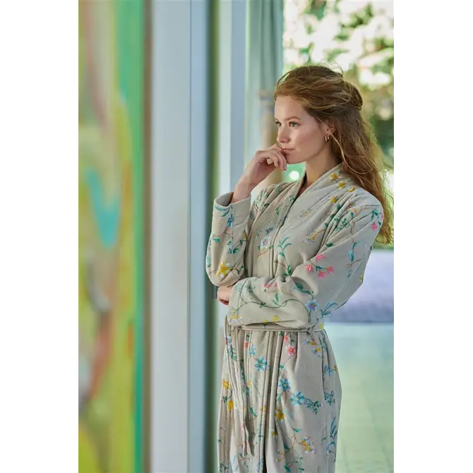 Pip Studio Les Fleurs Badjas - Khaki M