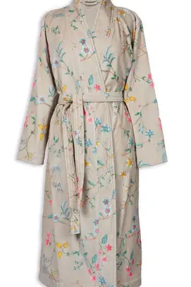 Pip Studio Peignoir Les Fleurs - Kaki S