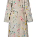 Pip Studio Pip Studio Peignoir Les Fleurs - Kaki S