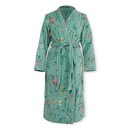 Pip Studio Pip Studio Peignoir Les Fleurs - Vert XL