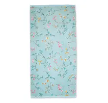 Pip Studio Les Fleurs Badhanddoek - Blauw 70 x 140 cm