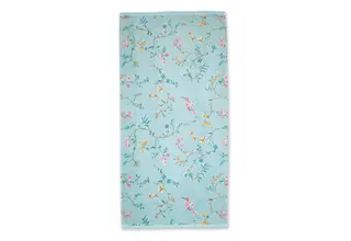 Pip Studio Les Fleurs Badhanddoek - Blauw 70 x 140 cm