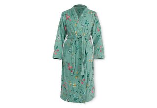 Pip Studio badjas Les Fleurs groen M