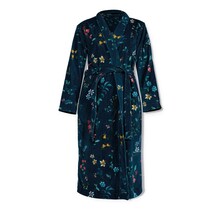 Pip Studio Peignoir Les Fleurs - Bleu foncé XXL