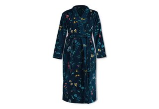 Pip Studio Les Fleurs Badjas - Donkerblauw XXL