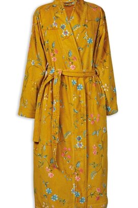 Pip Studio Peignoir Les Fleurs - Jaune XS