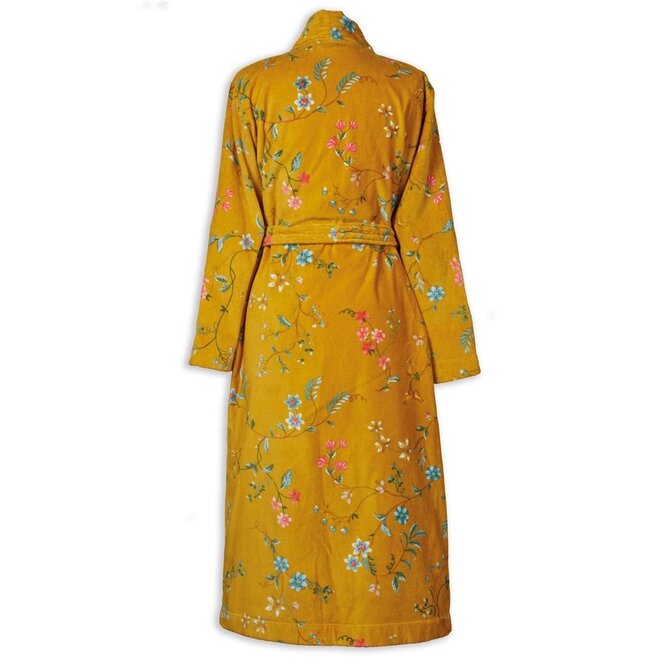 Pip Studio Peignoir Les Fleurs - Jaune XS