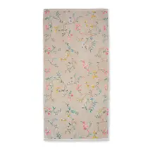 Pip Studio Les Fleurs Badhanddoek - Khaki 70 x 140 cm