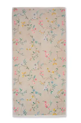 Pip Studio Les Fleurs Serviette de bain - Kaki 70 x 140 cm