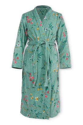 Pip Studio Peignoir Les Fleurs - Vert XXL