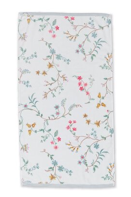 Pip Studio serviette Les Fleurs Blanc 55x100