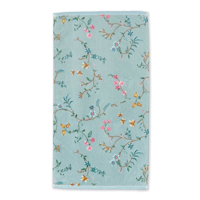 Pip Studio serviette Les Fleurs Bleu 55x100
