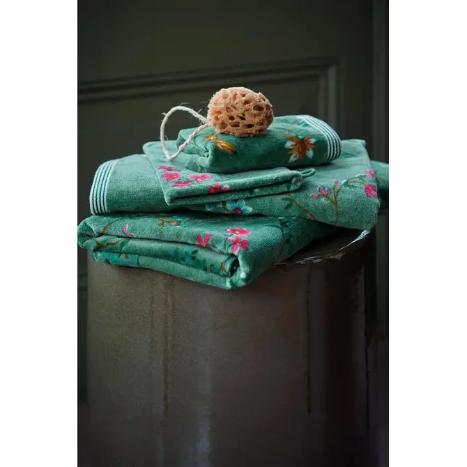 Pip Studio flanelle Les Fleurs Vert 16x22 Pip Studio flanelle Les Fleurs Vert 16x22