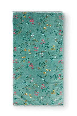 Pip Studio handdoek Les Fleurs Green 55x100