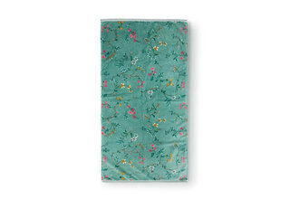 Pip Studio handdoek Les Fleurs Green 55x100