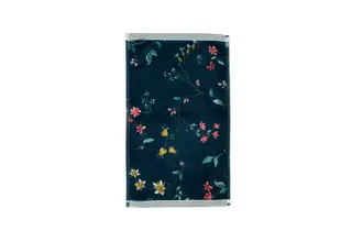 Pip Studio serviette d'invité Les Fleurs Dark Blue 30x50