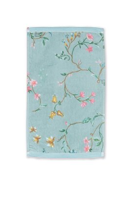 Pip Studio serviette de toilette Les Fleurs Bleu 30x50