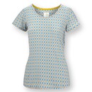 Pip Studio Pip Studio Tilly Short Sleeve Top Mojo Blue L