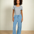 Pip Studio Pip Studio Tilly Short Sleeve Top Mojo Blue L