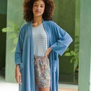 Pip Studio Pip Studio Tilly Short Sleeve Top Mojo Blue L