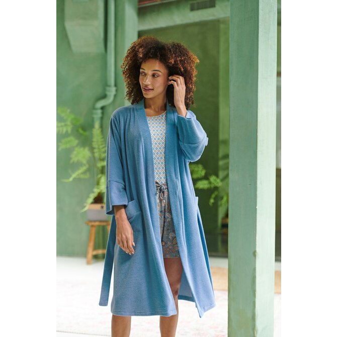 Pip Studio Tilly Short Sleeve Top Mojo Blue XL Pip Studio Tilly Short Sleeve Top Mojo Blue XL