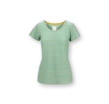 Pip Studio Tilly Short Sleeve Top Mojo Green L