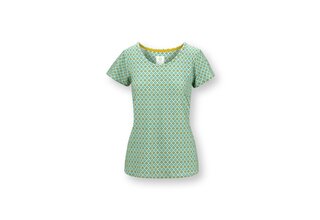 Pip Studio Tilly Short Sleeve Top Mojo Green L