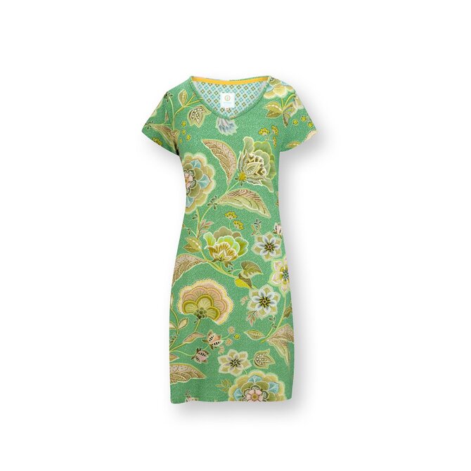 Chemise de nuit à manches courtes Pip Studio Djoy Matata Vert M
