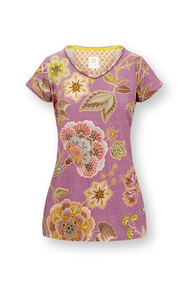 Haut à manches courtes Pip Studio Toy Matata Lilas XL