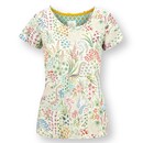 Pip Studio Pip Studio Tilly Short Sleeve Top Querida White XL