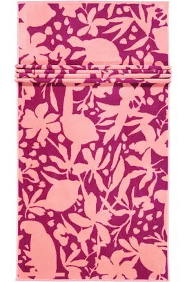 Cawo Beach Tropical Jacquard Serviette de Plage 80x180 coucher de soleil