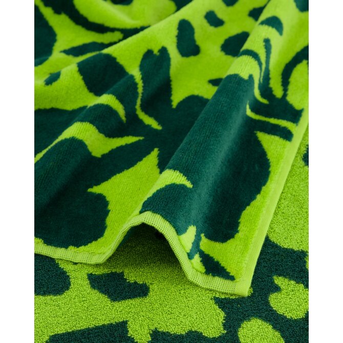 Cawo Beach Tropical Jacquard Serviette de Plage 80x180 jungle