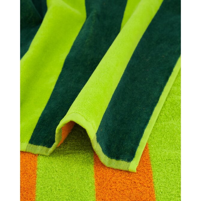 Cawo Beach Serviette de Plage Tropicale Rayée 80x180 jungle