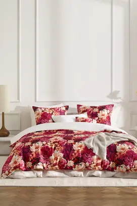 De Witte Lietaer Dekbedovertrek Dahlia  140x200/220   coral paradis