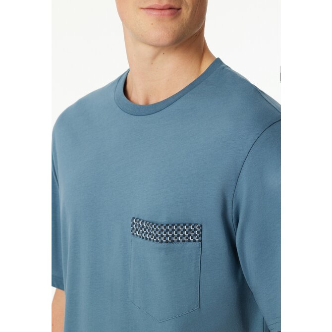 Schiesser Pyjama Court graphite 180261 52/L