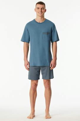 Schiesser Pyjama Court graphite 180261 54/XL