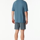 Schiesser Schiesser Pyjama Short graphite 180261 54/XL