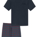 Schiesser Schiesser Pyjama Short navy 181153 50/M
