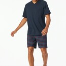 Schiesser Schiesser Pyjama Short navy 181153 54/XL