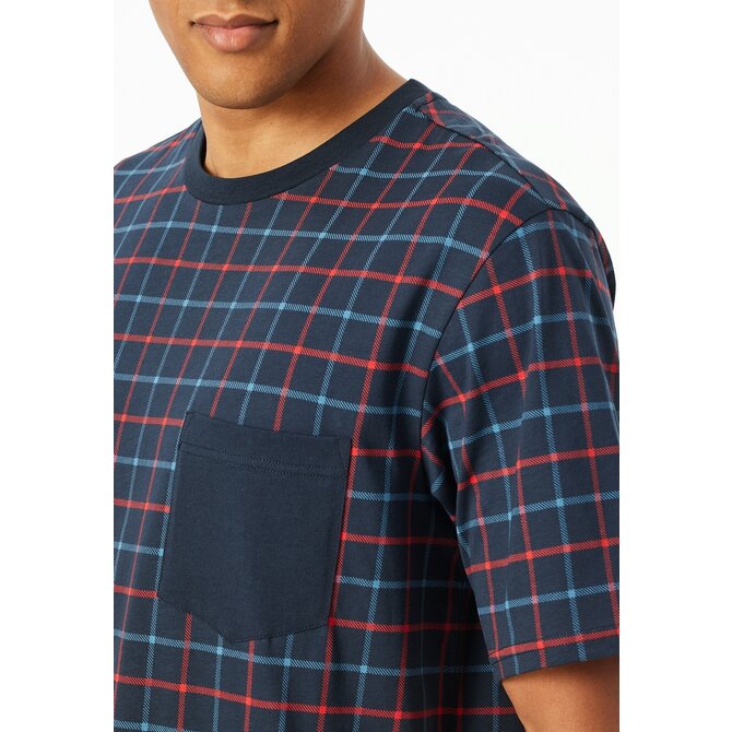 Schiesser Pyjama Short navy 181155 52/L