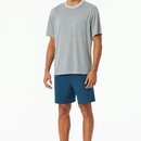 Schiesser Schiesser Pyjama Court argent 181155 48/S