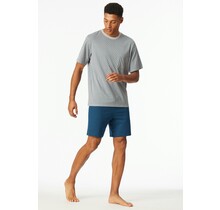 Schiesser Pyjama Short silver 181155 52/L