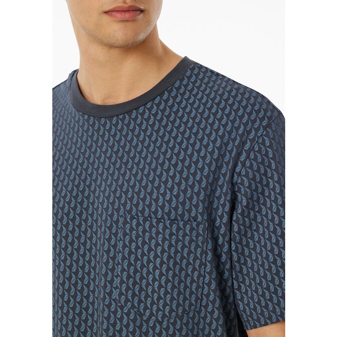 Schiesser Pyjama Court graphite 181155 48/S