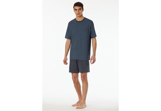 Schiesser Pyjama Short graphite 181155 50/M