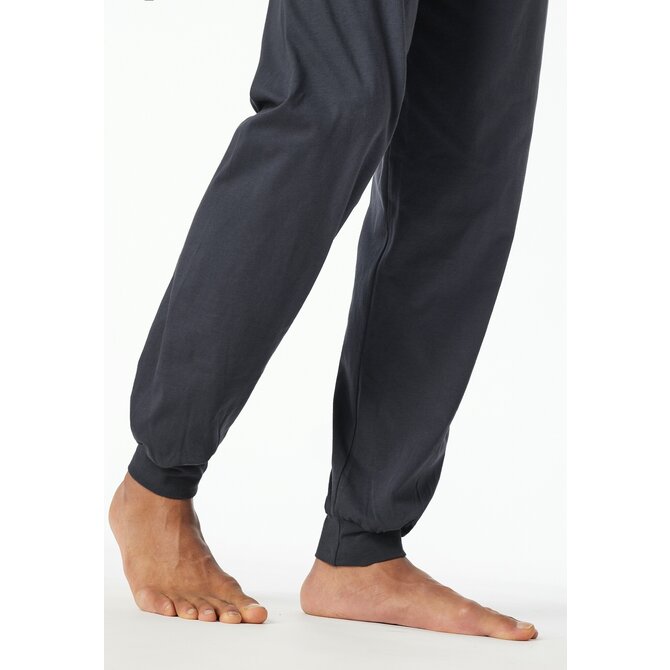 Schiesser Pyjama Long graphite 181156 54/XL