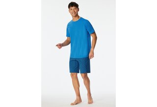 Schiesser Pyjama Short aquarium 181157 50/M