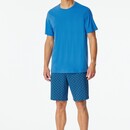 Schiesser Schiesser Pyjama Court aquarium 181157 50/M